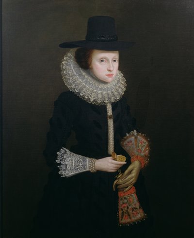 Portrait of Hester Crispe (nee Ireland), c.1620 by English School
